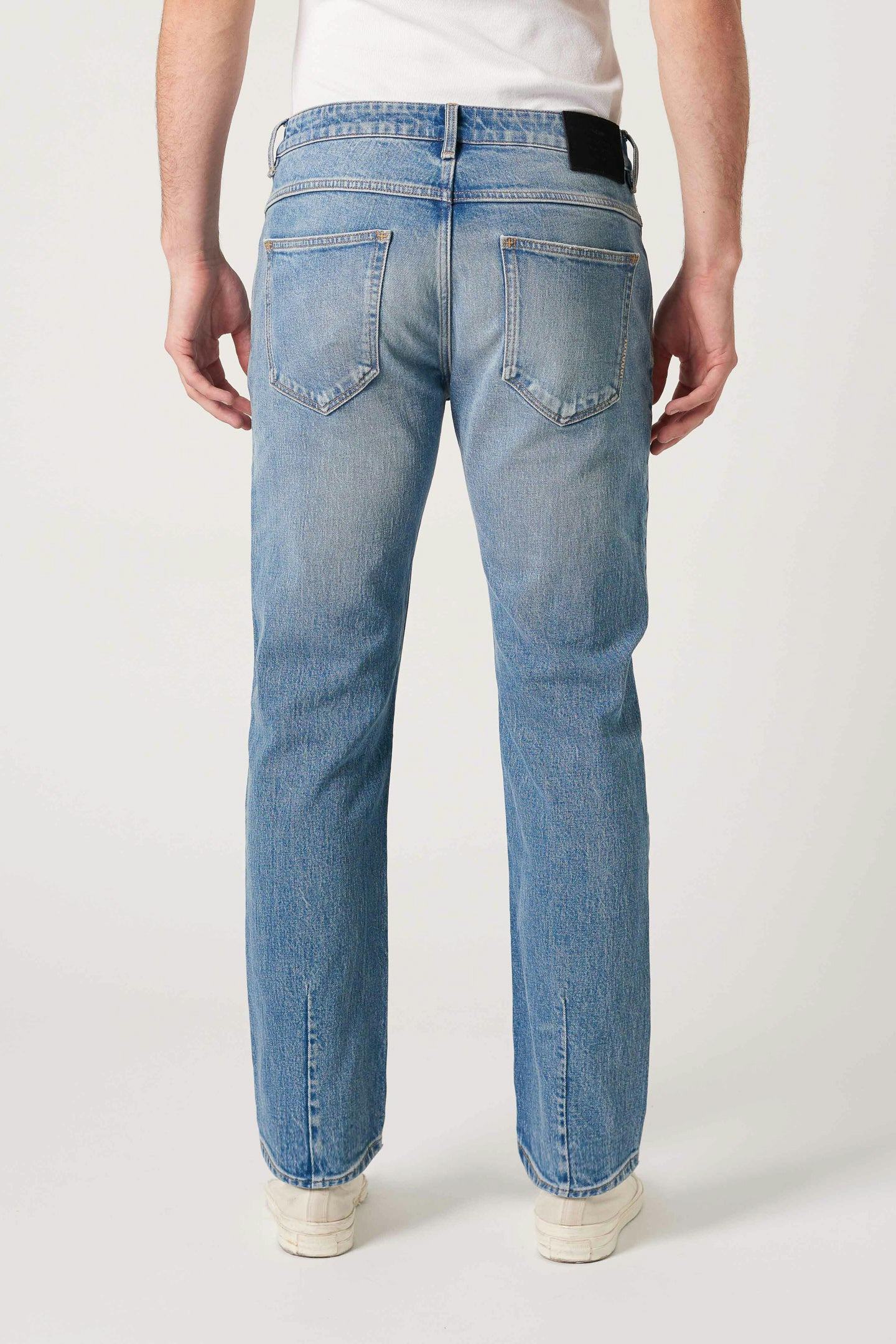 Lou Straight - Wanderer Neuw mid grey mens-jeans 