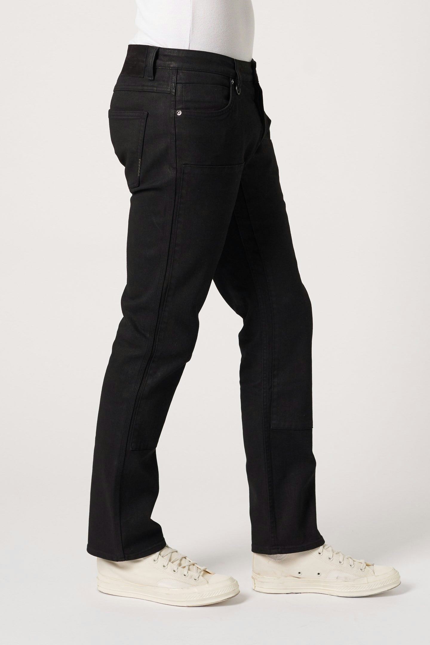 Lou Straight - Workwear Neuw dark black mens-jeans 