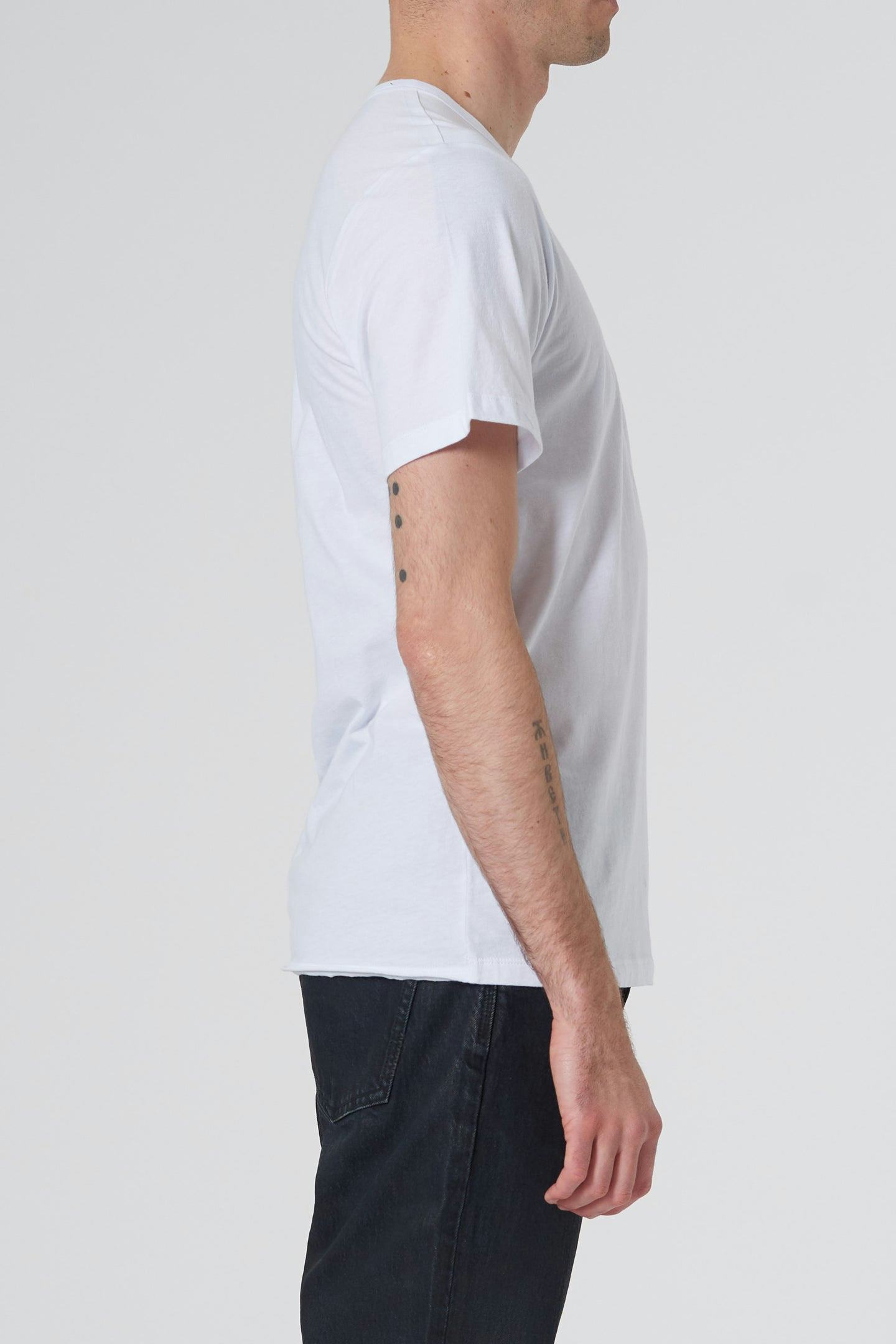 Layer Tee - White Neuw relaxed lightpurple mens-t-shirt 