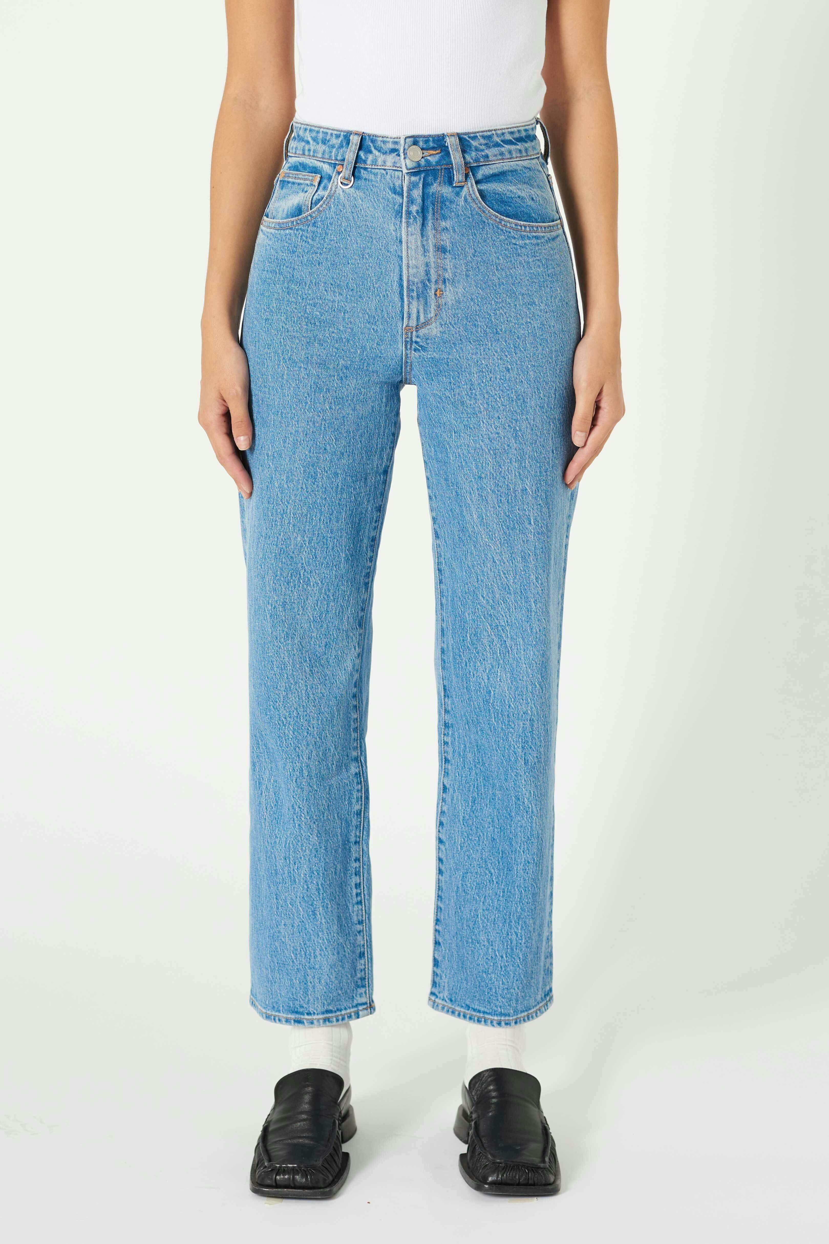 Edie Straight - Factory Neuw mid blue womens-jeans 