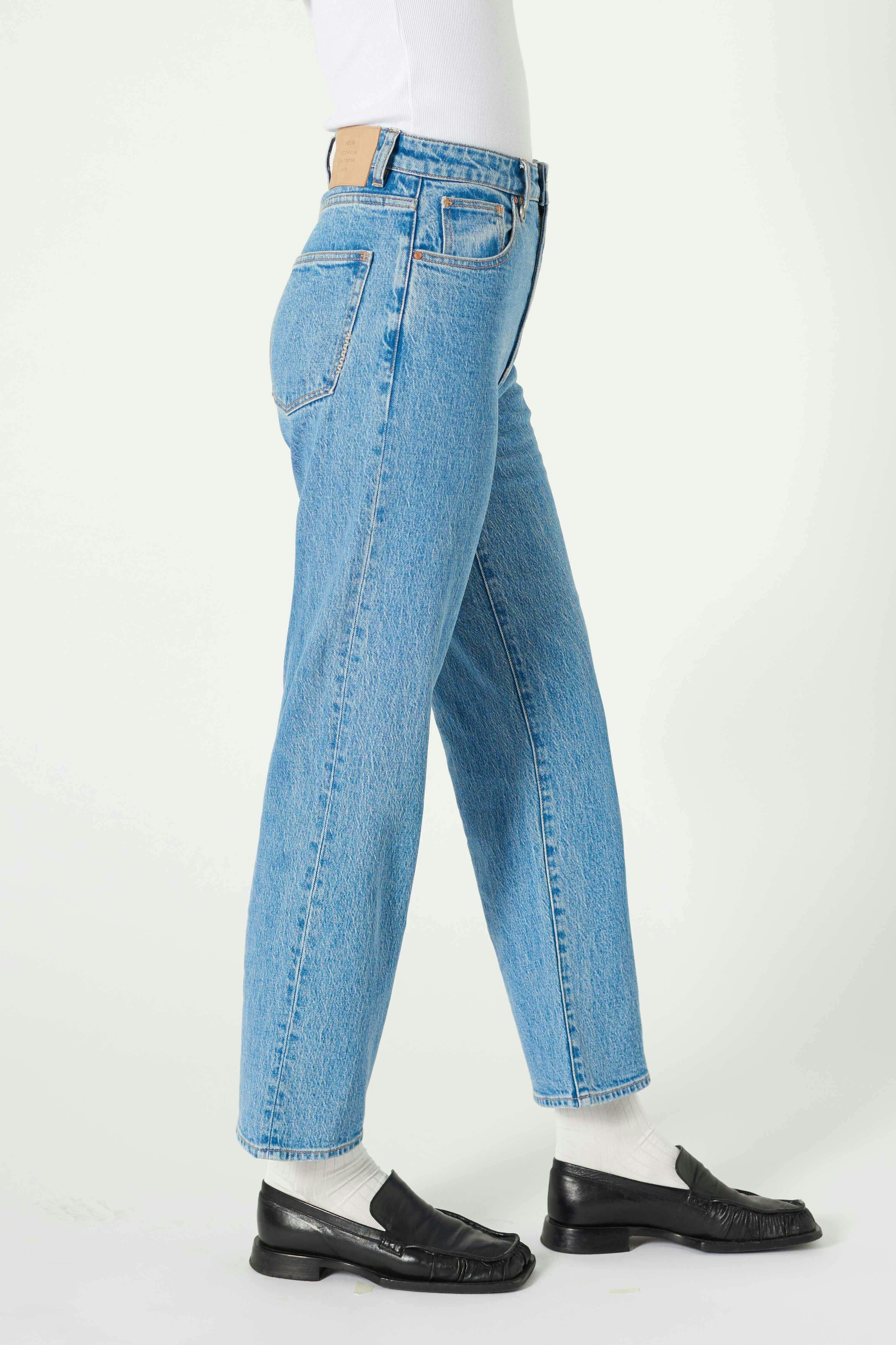 Edie Straight - Factory Neuw mid blue womens-jeans 