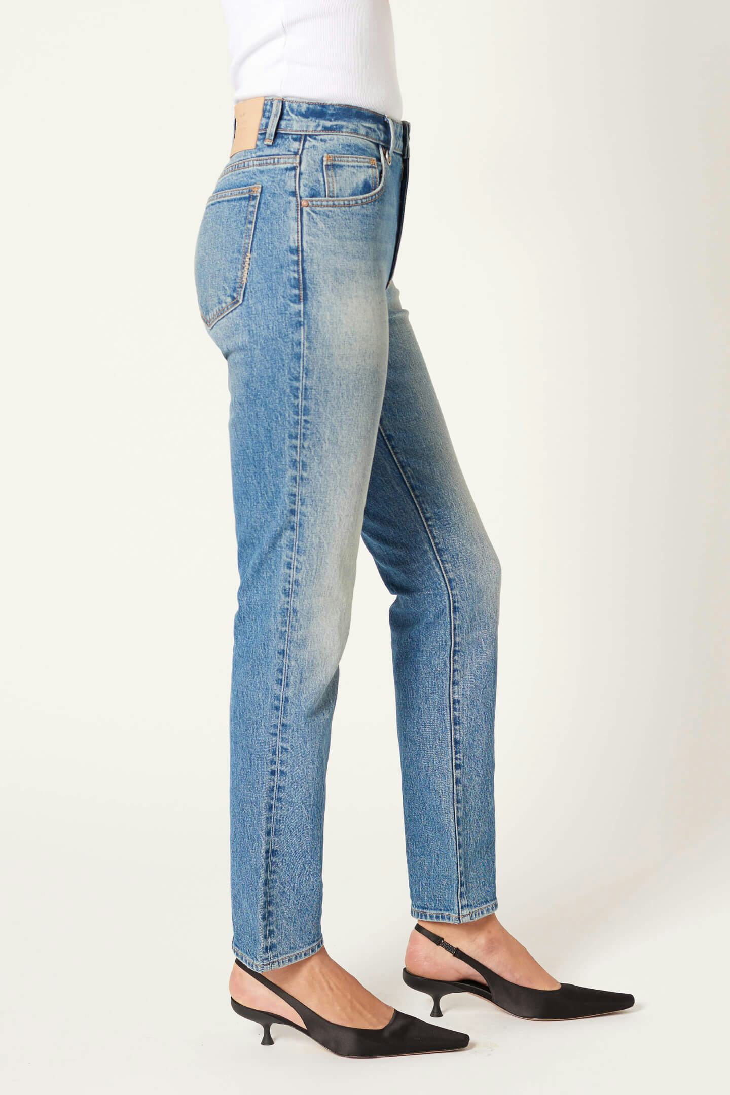 Lexi Straight - Abandon Neuw mid grey womens-jeans 